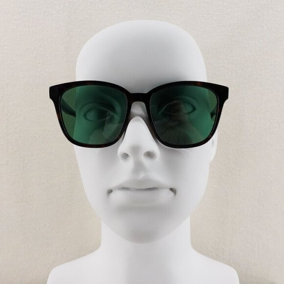 Gucci GG0637 Square Sunglasses Dark Havana Green OS - Picture 9 of 15